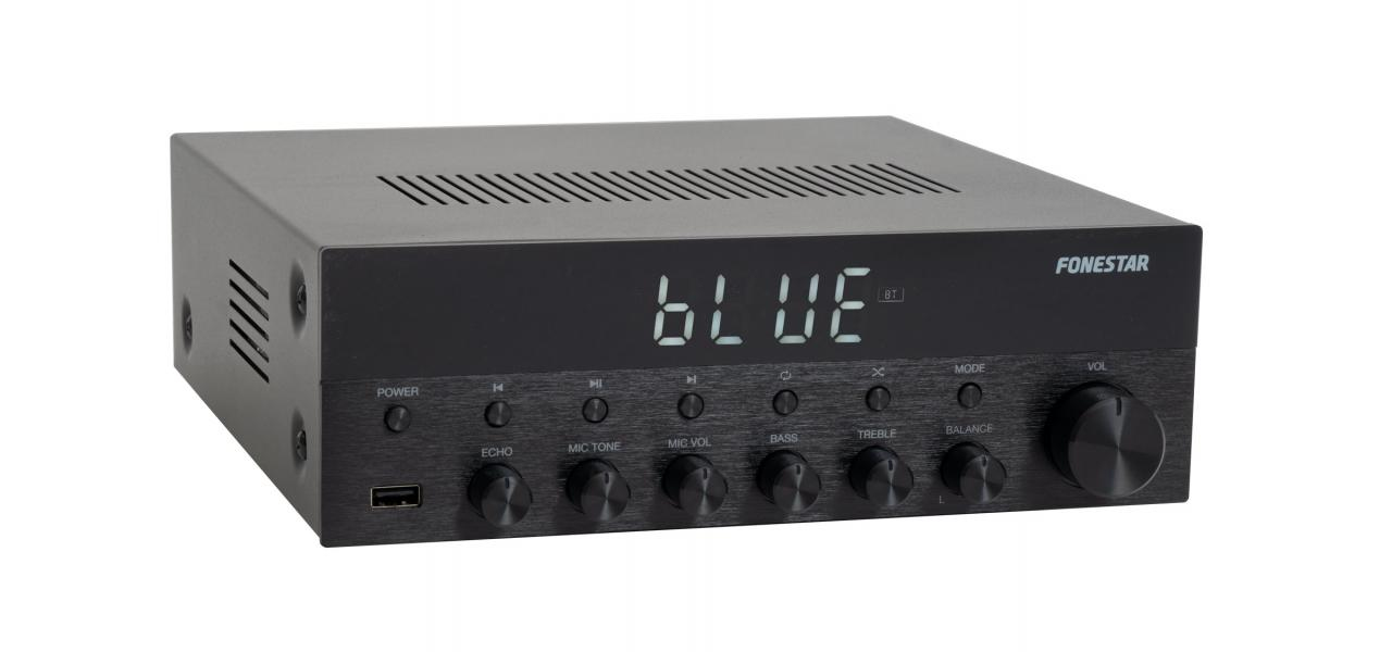 AS1515 amplificador de audio 2.0 canales Hogar Negro