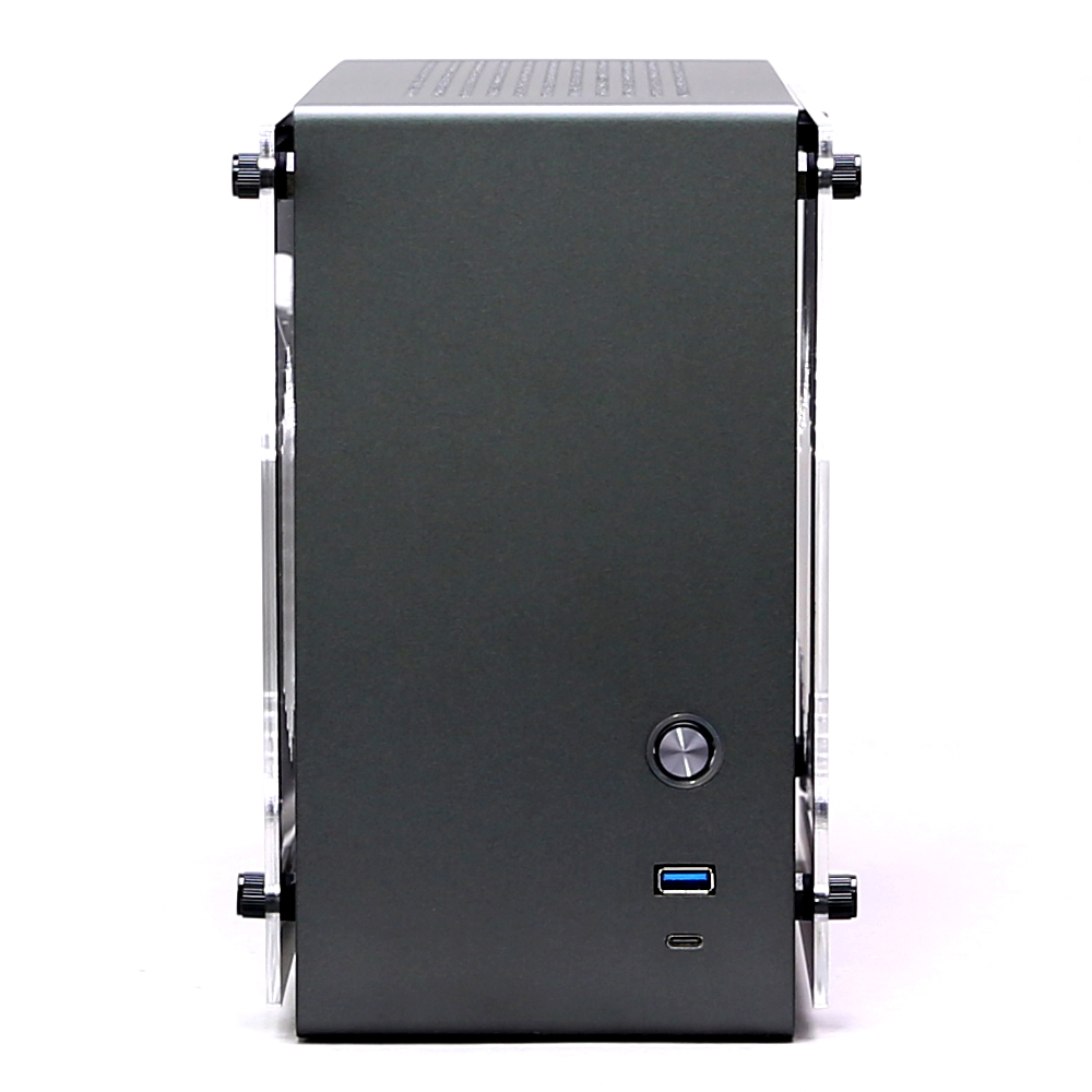 M2 Mini Gray Mini Tower Gris