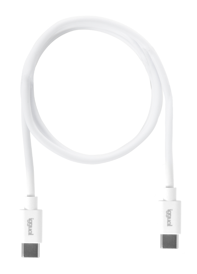 Cable USB-C/USB-C 100 cm blanco Q3.0 3A 60W