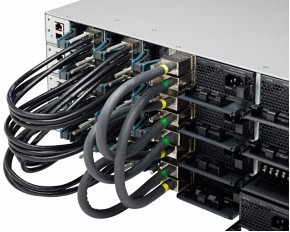 STACK-T1-50CM Cable de fibra óptica e InfiniBand 0,5 m StackWise-480 Negro
