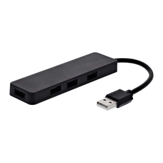 HUBUSBFIRST base para portátil y replicador de puertos Alámbrico USB 2.0 Negro