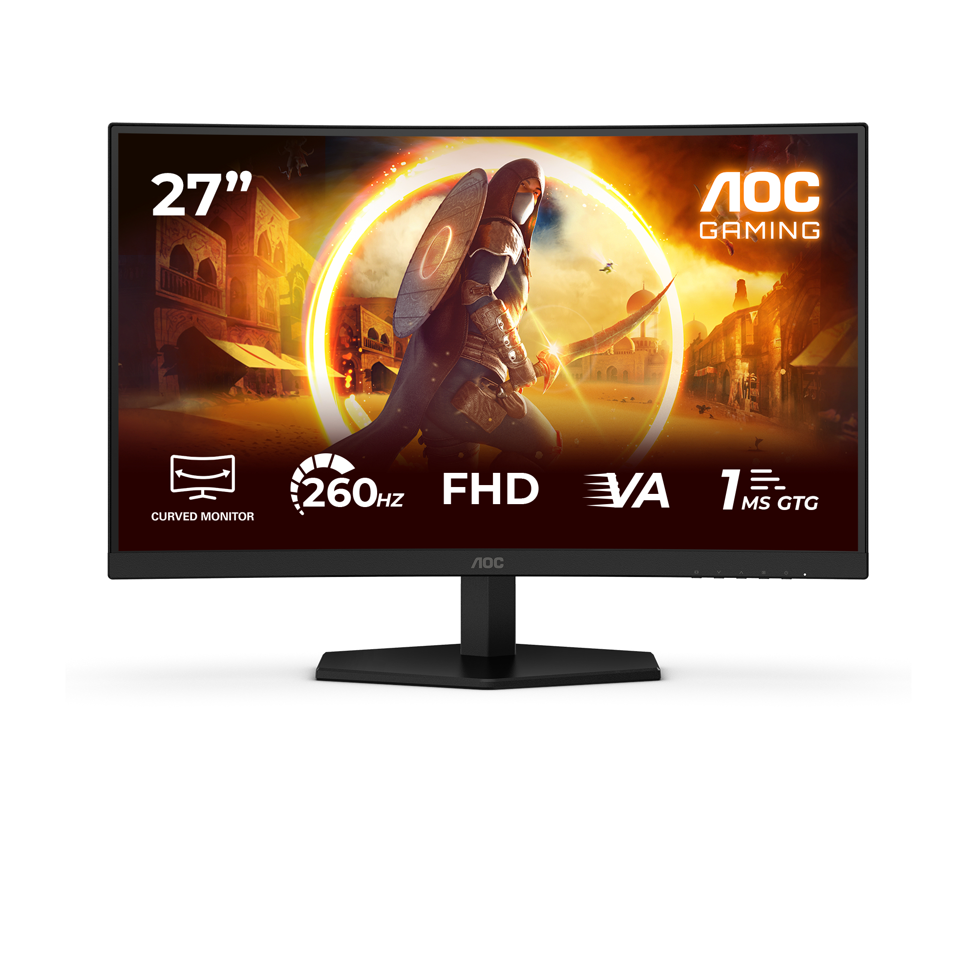 G4 C27G42ZE pantalla para PC 68,6 cm (27") 1920 x 1080 Pixeles Full HD LCD Negro, Rojo