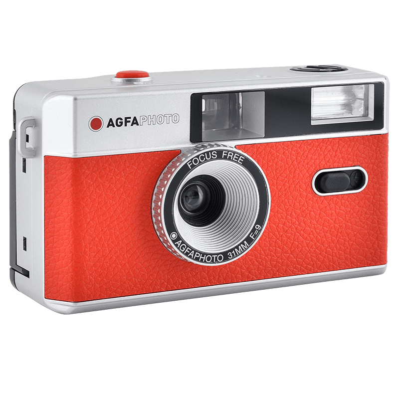 603001 videocámara Cámara analógica compacta 35 mm Rojo, Plata