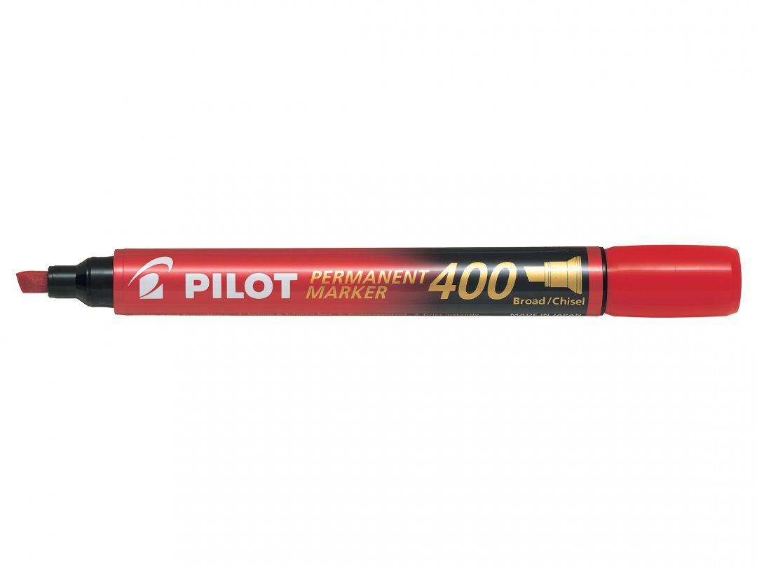 400 marcador permanente Punto con formas Rojo