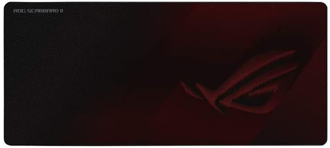 ROG Strix Scabbard II Alfombrilla de ratón para juegos Negro, Rojo