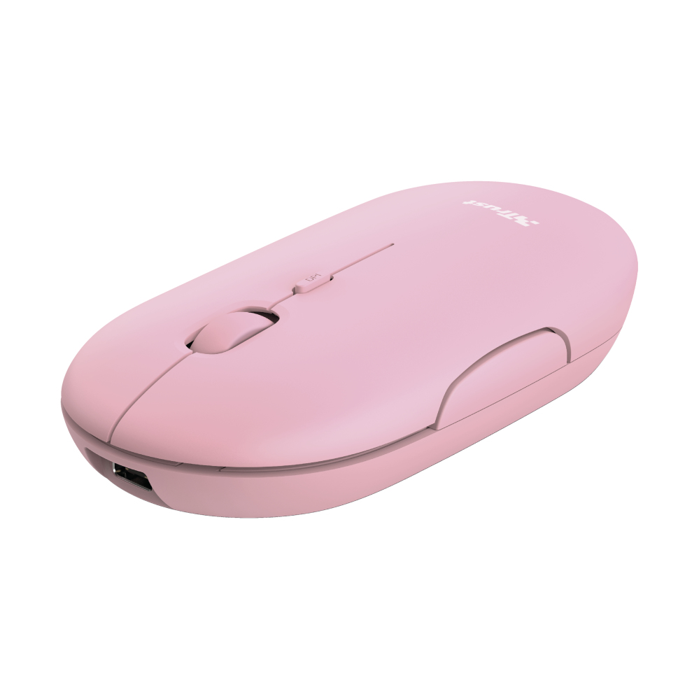 Puck ratón Oficina Ambidextro RF Wireless + Bluetooth Óptico 1600 DPI
