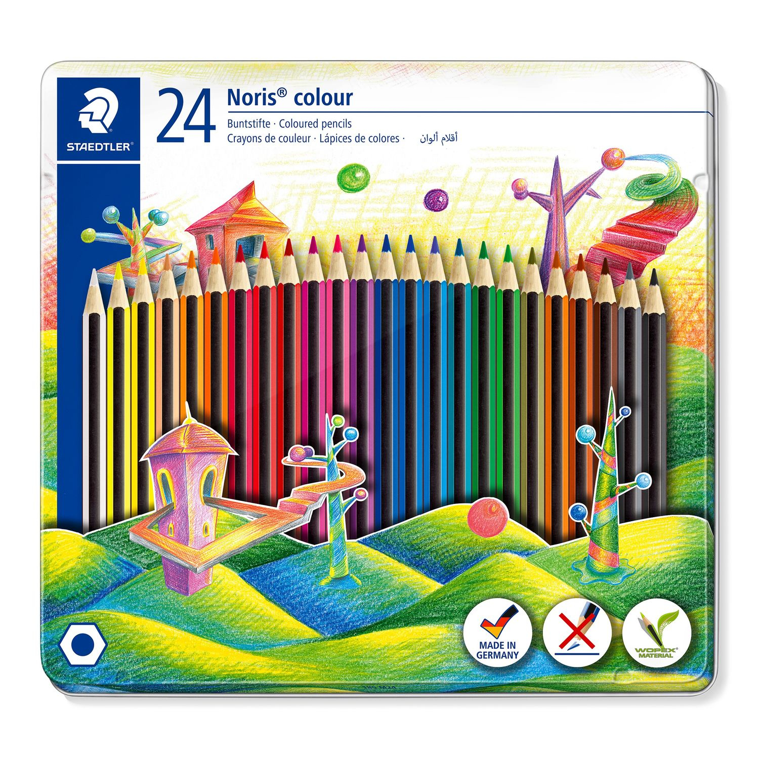 185 M24 lápiz de color Multicolor 24 pieza(s) -Pack 5 Unidades-