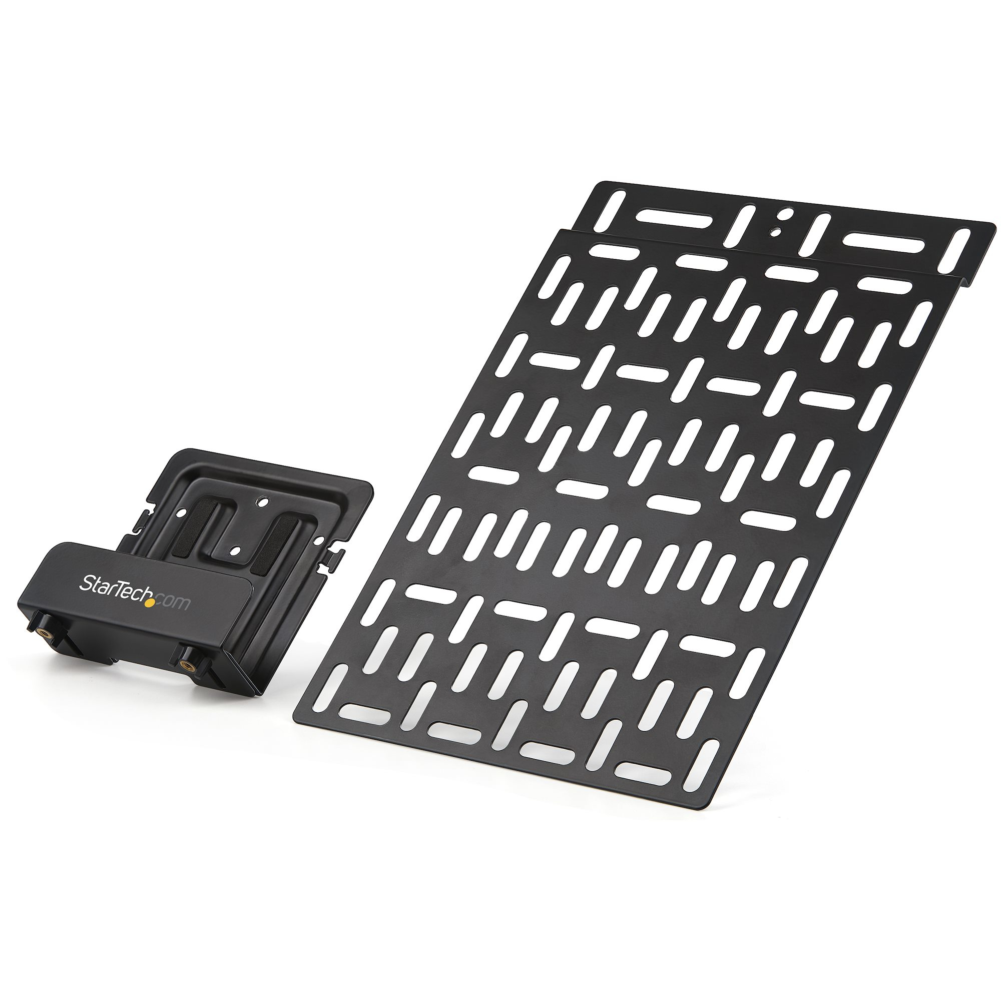 Bracket Soporte Universal Ajustable para Accesorios de TV, Router, Reproductor Multimedia o Apple TV - para Instalar una Caja de Cable o Media Player detrás del TV - Capacidad de 5kg