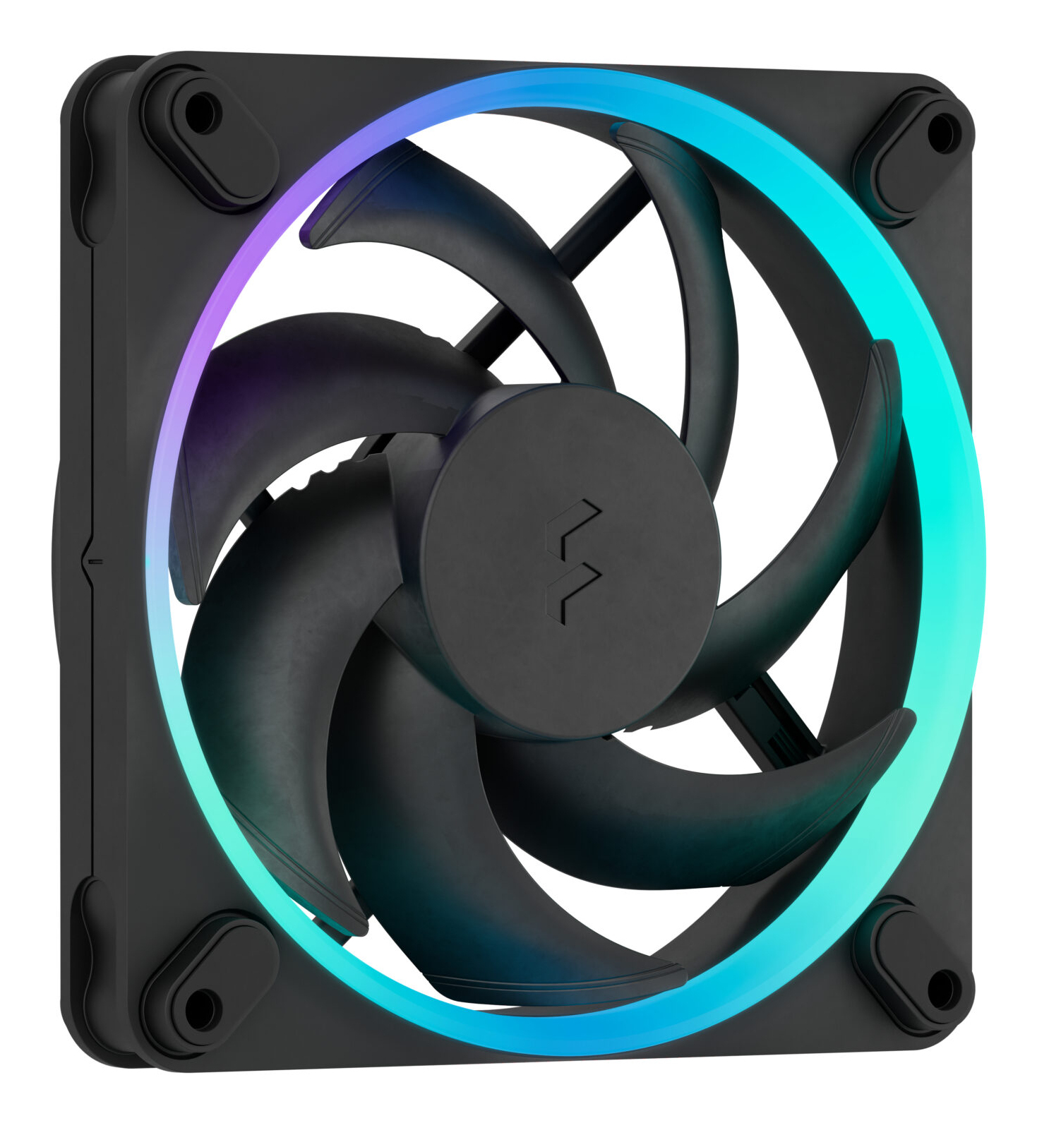 Momentum 12 RGB Carcasa del ordenador Ventilador 12 cm Negro 3 pieza(s)