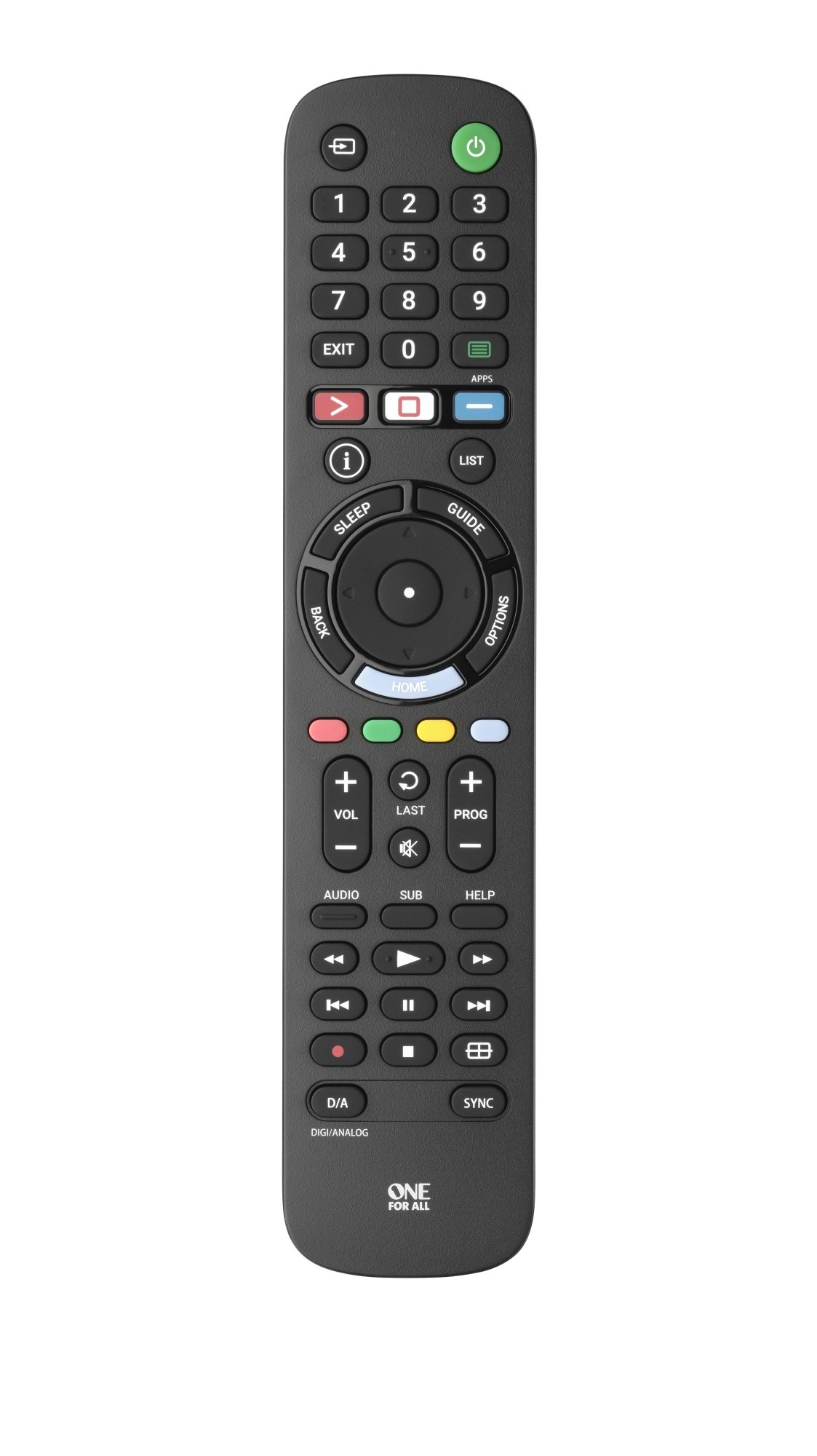 TV Replacement Remotes URC 4912 mando a distancia IR inalámbrico Botones