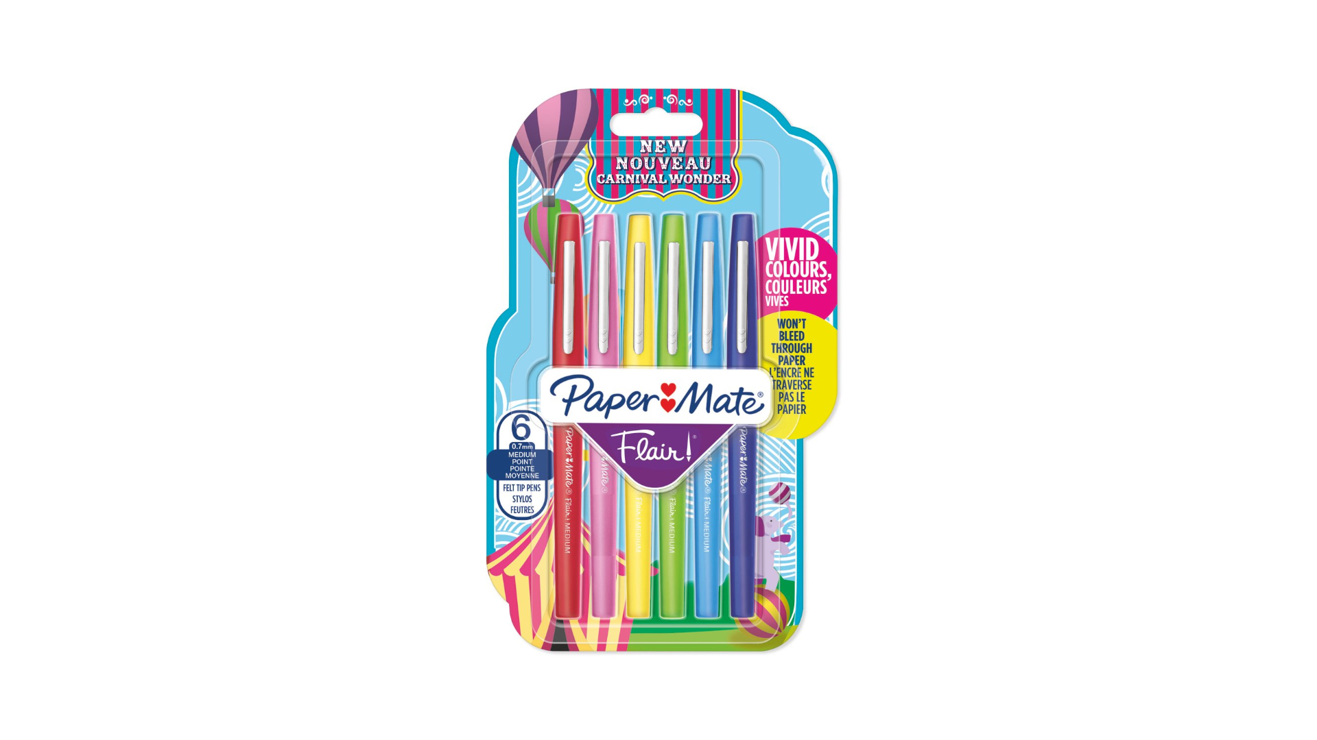 Flair rotulador Medio Multicolor 6 pieza(s)