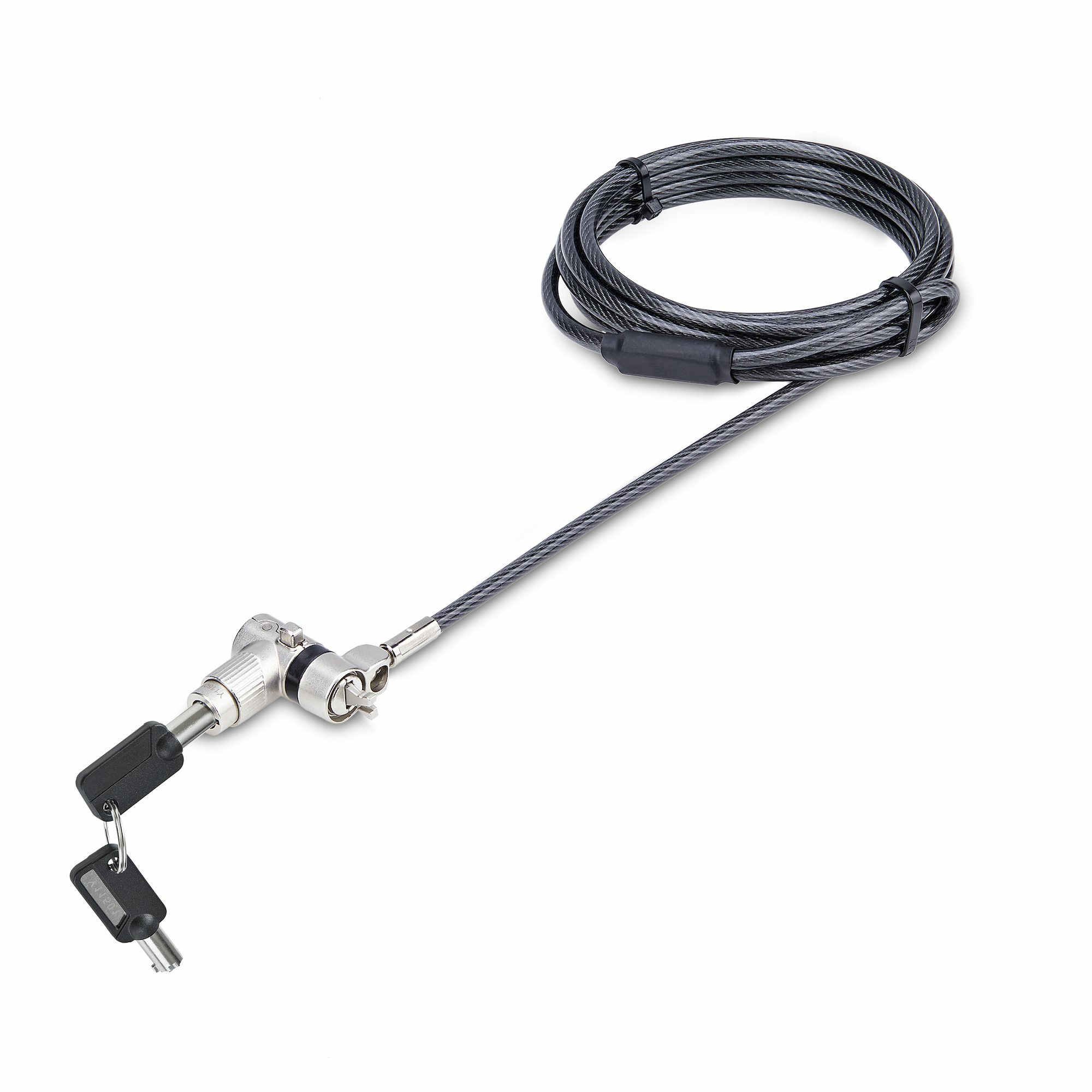 Cable de Seguridad con Candado Universal 3 en 1 para Portátil - Cable Antirrobo Compatible con Noble Wedge&reg /Nano/K-Slot para Portátil - con Llave Maestra - Cable Resistente a Cortes