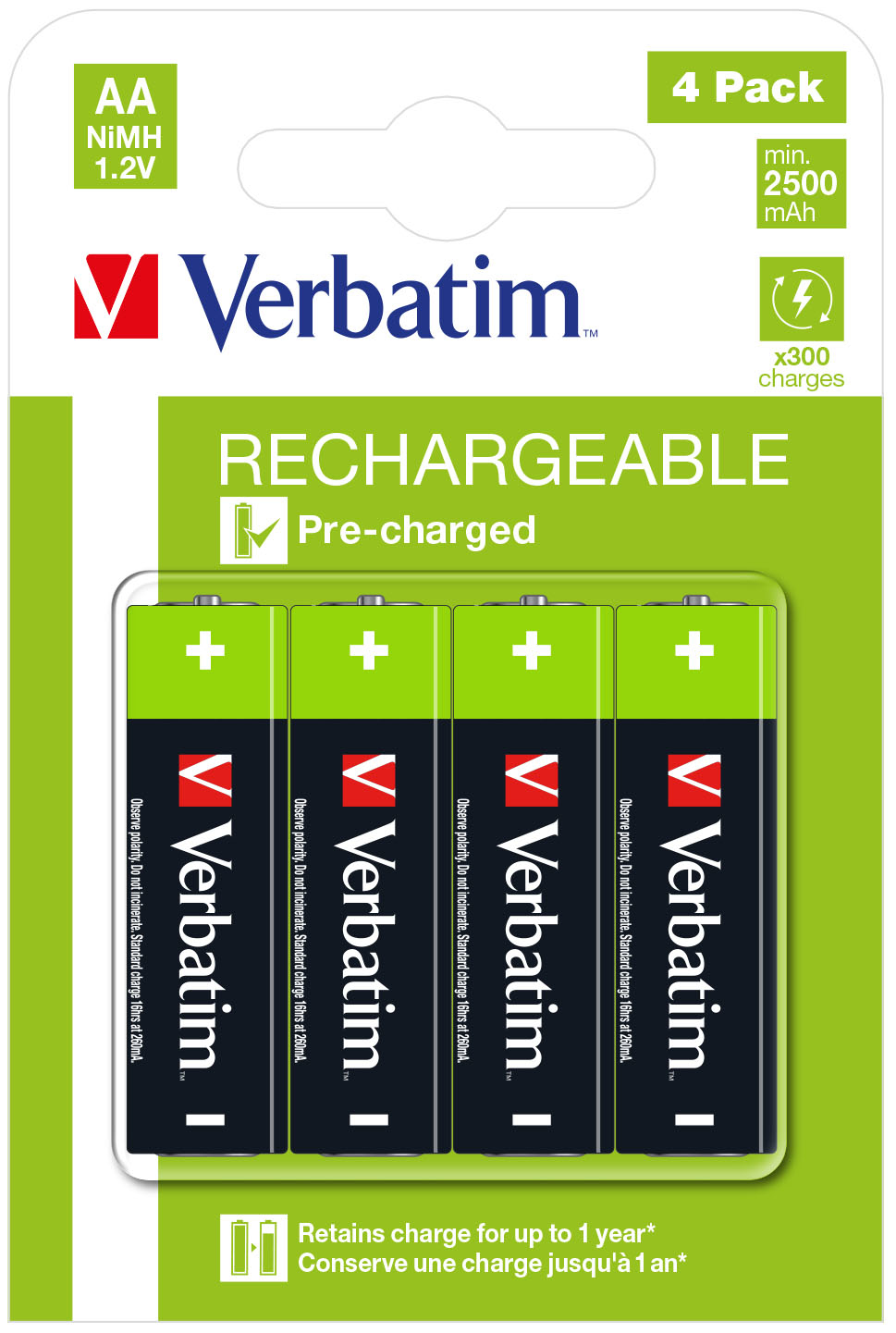 49517 pila doméstica Batería recargable AA Níquel-metal hidruro (NiMH)
