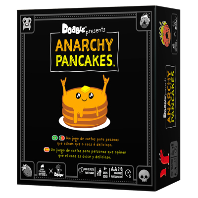 Dobble Anarchy Pancakes 15 min Juego De Cartas Lógico