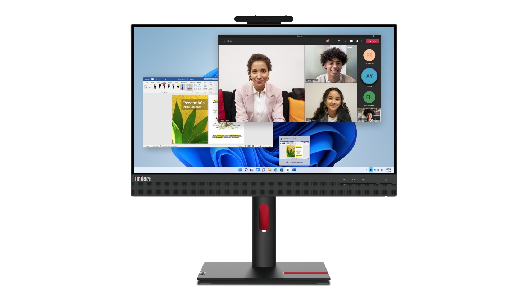 ThinkCentre Tiny-In-One 24 Gen 5 pantalla para PC 60,5 cm (23.8") 1920 x 1080 Pixeles Full HD LED Pantalla táctil Negro