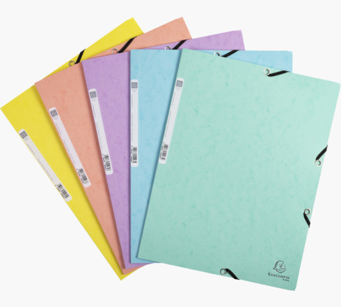 55560E carpeta Pressboard Colores surtidos, Azul, Coral, Verde, Mauve, Amarillo A4 - 1 carpeta - color no elegible