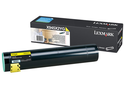 X940e, X945e Yellow High Yield Toner Cartridge Original Amarillo