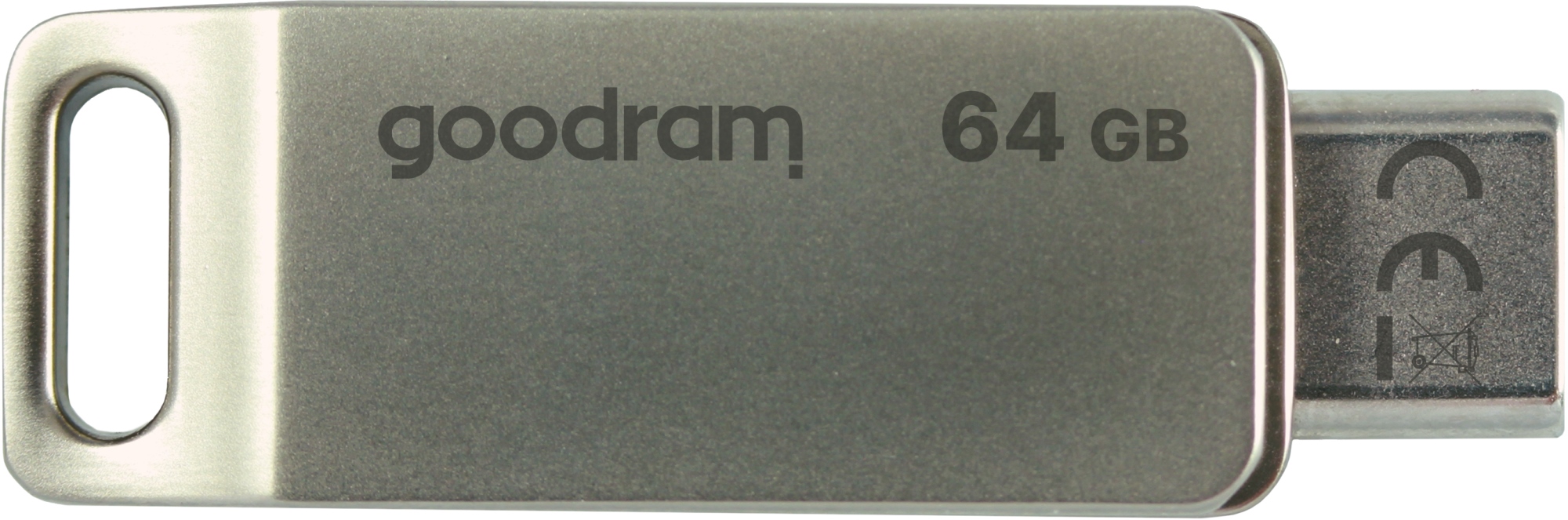 ODA3 unidad flash USB 64 GB USB Type-A / USB Type-C 3.2 Gen 1 (3.1 Gen 1) Plata