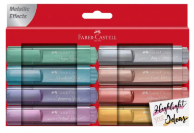TL 46 marcador 8 pieza(s) Punta de cincel Azul, Marrón, Gris, Rosa, Turquesa, Violeta