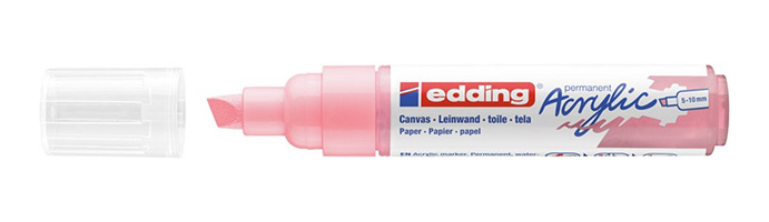5000 Acrylic Marker Broad marcador permanente Punta de cincel Rosa 1 pieza(s)