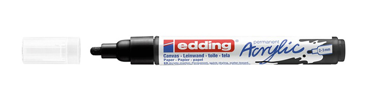 5300 acrylic marker fine marcador permanente Negro 1 pieza(s) 5100-901