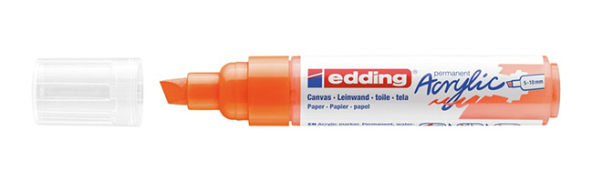 5000 Acrylic Marker Broad marcador permanente Punta de cincel Naranja 1 pieza(s)