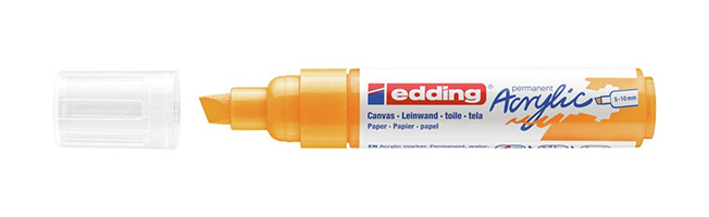 5000 Acrylic Marker Broad marcador permanente Punta de cincel Amarillo 1 pieza(s)