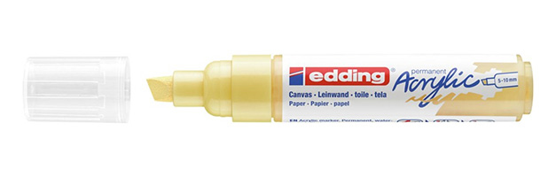5000 Acrylic Marker Broad marcador permanente Punta de cincel Amarillo 1 pieza(s)