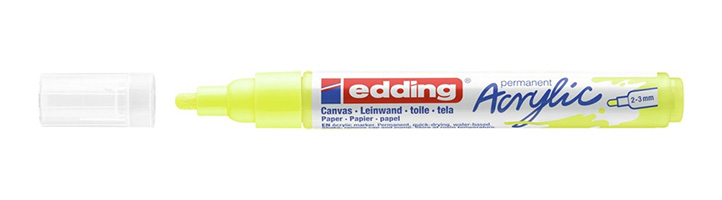 5300 acrylic marker fine marcador permanente Amarillo 1 pieza(s)