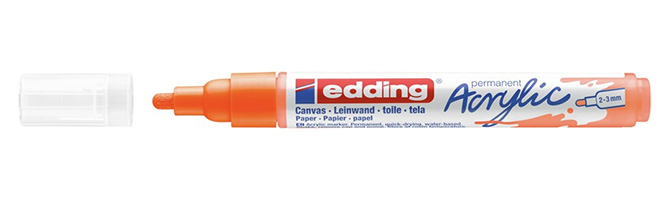 5300 acrylic marker fine marcador permanente Naranja 1 pieza(s)