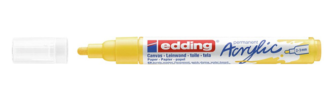 5300 acrylic marker fine marcador permanente Amarillo 1 pieza(s)