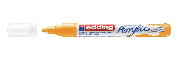5300 acrylic marker fine marcador permanente Amarillo 1 pieza(s)