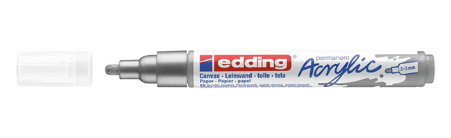 5300 acrylic marker fine marcador permanente Plata 1 pieza(s)
