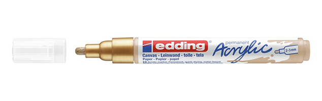 5300 acrylic marker fine marcador permanente Oro 1 pieza(s)