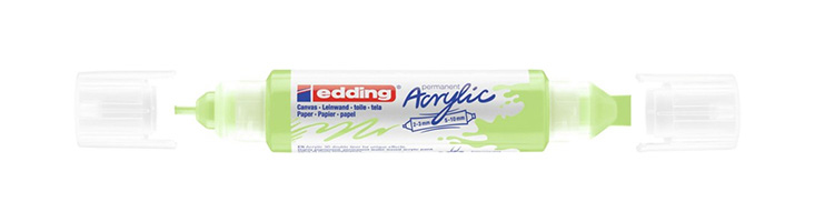 Acryl 3D Double Liner marcador permanente Verde 1 pieza(s)