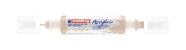 Acryl 3D Double Liner marcador permanente Beige 1 pieza(s)