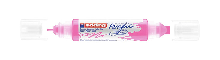 Acryl 3D Double Liner marcador permanente Rosa 1 pieza(s)