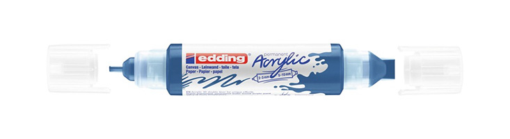 Acryl 3D Double Liner marcador permanente Azul 1 pieza(s)