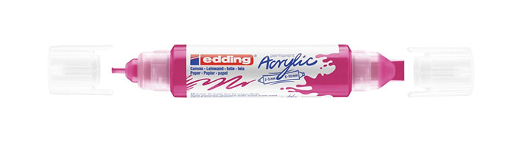 Acryl 3D Double Liner marcador permanente Rosa 1 pieza(s)