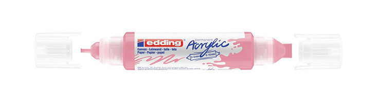 Acryl 3D Double Liner marcador permanente Rosa 1 pieza(s)