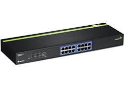 TEG-S16G switch No administrado Negro