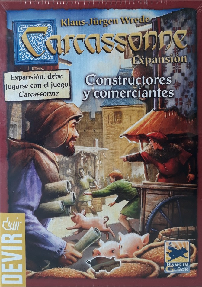 BGCARCO juego de tablero Carcassonne 40 min Board game expansion Estrategia