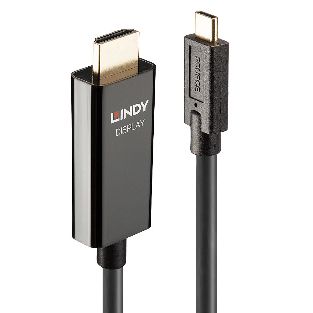 43315 adaptador de cable de vídeo 5 m USB Tipo C HDMI tipo A (Estándar) Negro
