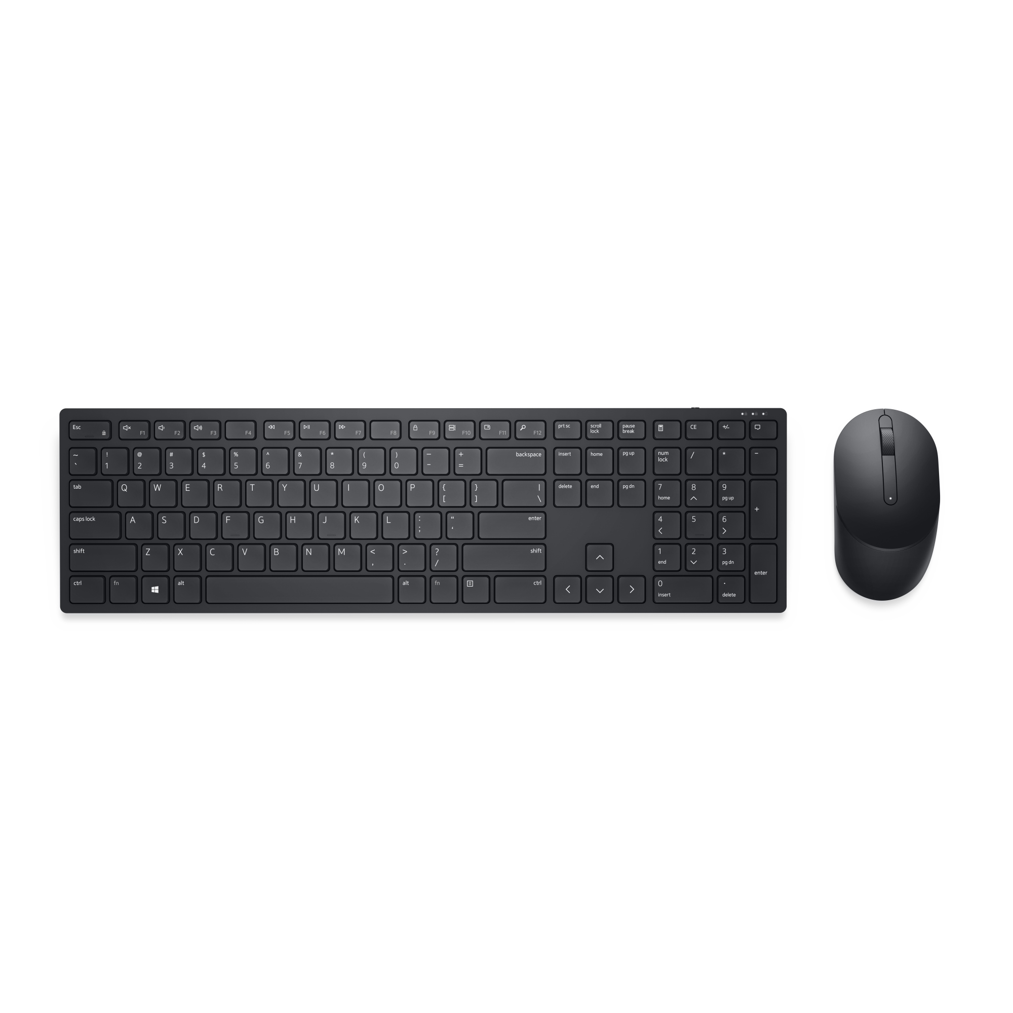 Teclado y ratón Pro - KM5221W - español (QWERTY) - negro
