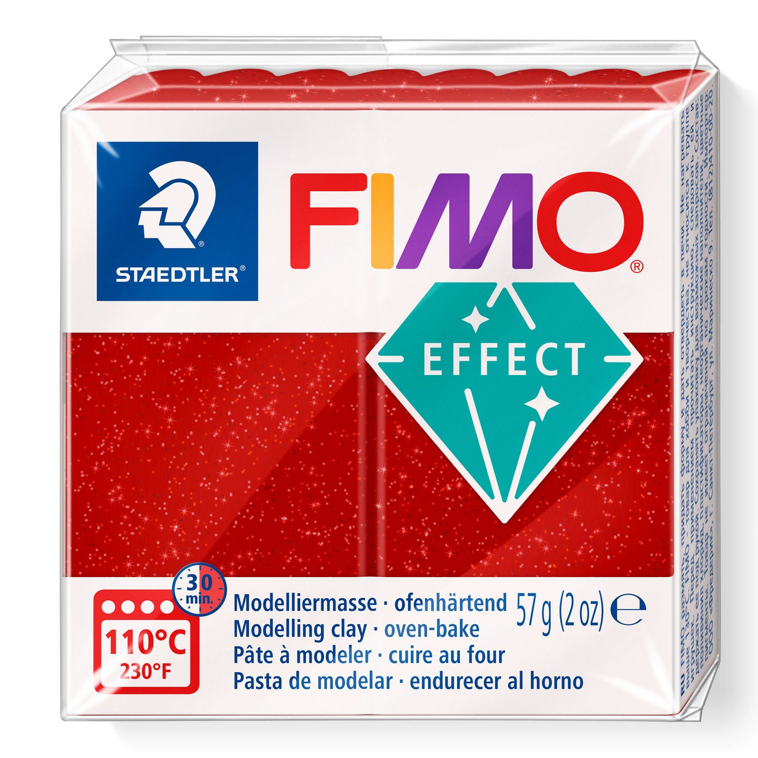 FIMO 8020 Pasta de modelar 57 g Rojo 1 pieza(s)