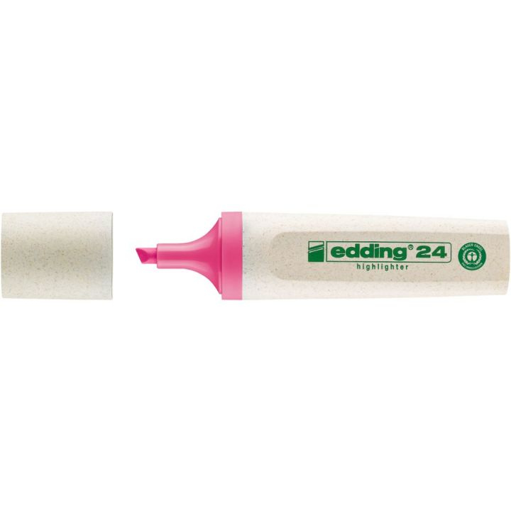 24 EcoLine marcador 1 pieza(s) Punta de cincel Rosa