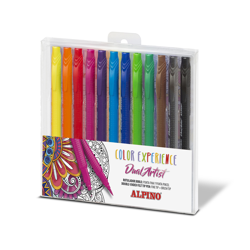 AR000186 rotulador Multicolor 12 pieza(s)