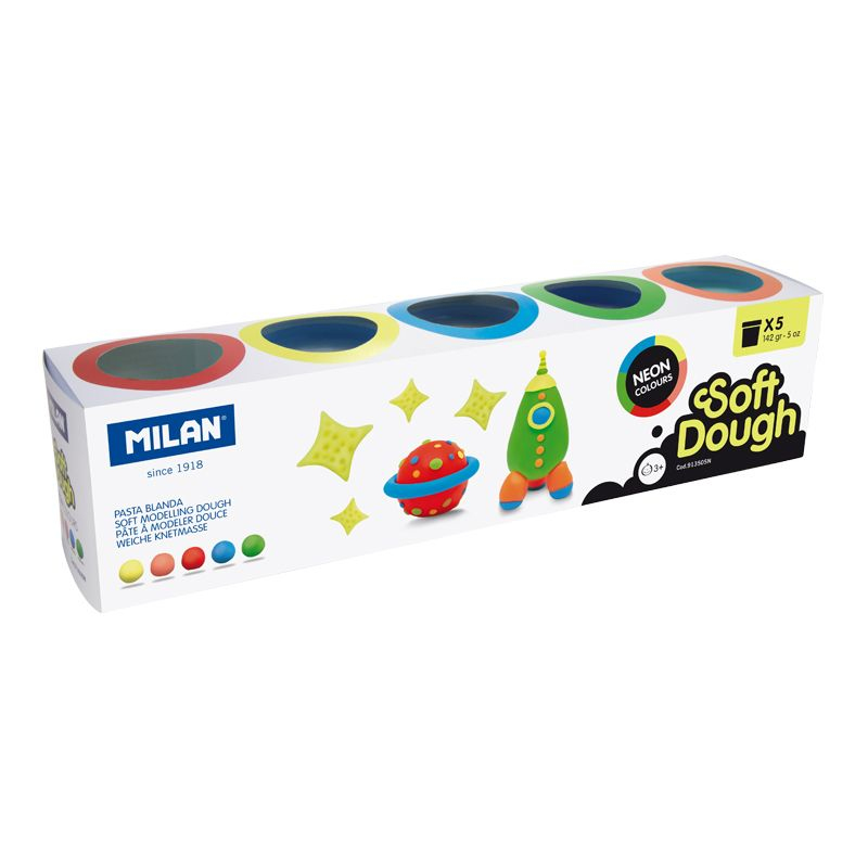 913505N compuesto para cerámica y modelaje Pasta para modelar 890 g Multicolor 5 pieza(s)