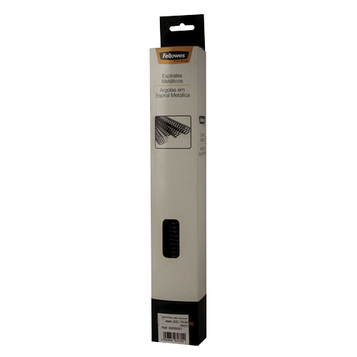 Espirales metalicas negras 34 mm Pack 50 Uds