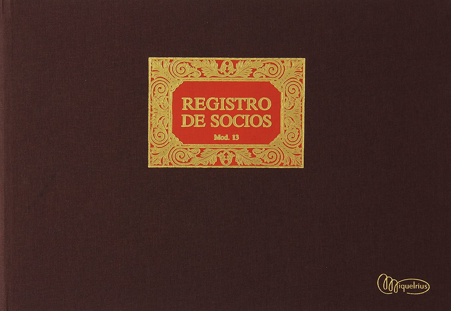 5013 registro comercial (libro) Marrón 100 hojas